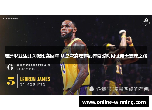 老詹职业生涯关键比赛回顾 从总决赛逆转到传奇时刻见证伟大篮球之路